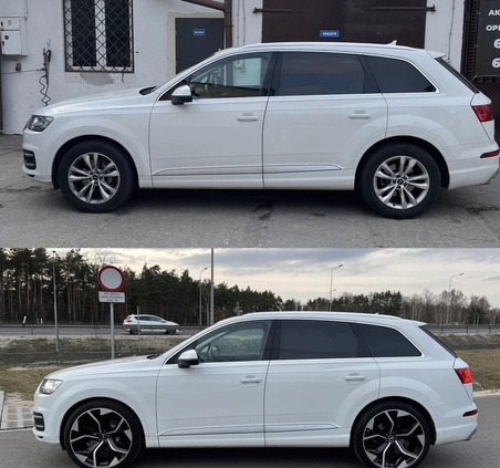 Audi Q7 cena 182000 przebieg: 113500, rok produkcji 2017 z Warszawa małe 191